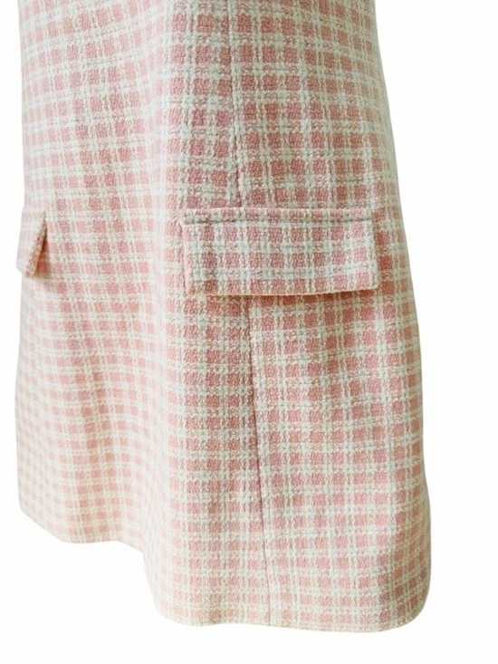 NWT Cider Pink Gingham Pocket Detail Mini Tank Dress Sz L - Picture 5 of 11